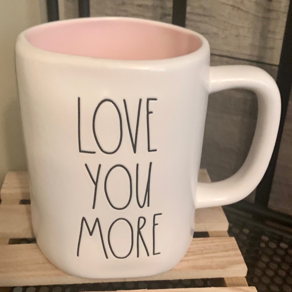 NEW Rae Dunn “LOVE YOU MORE” Mug